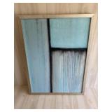 Framed Acrylic Abstract on Canvas signed S. Meyers