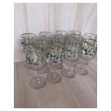 Lenox Holiday Wine Glasses