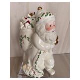 Lenox Holiday Santa Cookie Jar (still in box)
