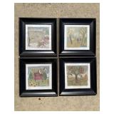 Framed Kolene Spicher Art Seasons