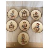 M.J. Hummel Annual Plate Series 1989 - 1995