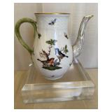 Herend Rothschild Bird Tea Pot (no lid)