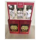 Lenox Holiday Gold Metal Votives and Candlesticks