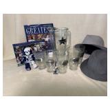 Dallas Cowboys Super Bowl Glassware, Books, more