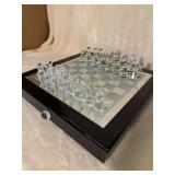 Godinger Shannon Crystal Chess Set