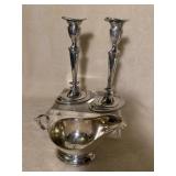 Silver Plate Candlesticks