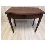 Antique Solid Wood Table with Hinged Top
