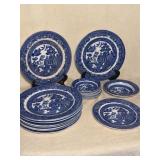 Antique Blue Willow Transferware Allerton's