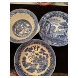 Copeland Spode Blue Willow Transferware Bowl; more