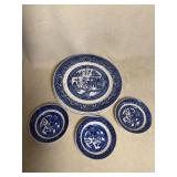 Antique Homer Laughlin Blue Willow Transferware