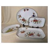 Royal Worcester Evesham Serving Pieces; Platters