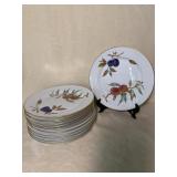 Royal Worcester Evesham Dinner Plates