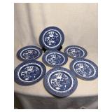 Antique Churchill Blue Willow Transferware