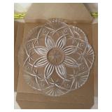 J.G. Durand France Vincennes Crystal Platter