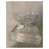 Waterford Crystal Lismore Pattern Footed Compote