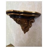 Gilded Wood Wall Sconces