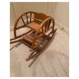 Vintage Wood Teetertot Rocker