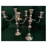 Sterling Silver Candelabras