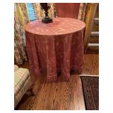 Round Table with Table Cloth