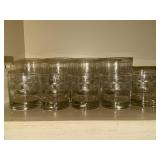 Etched Barware (large lot)