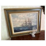 Framed Ship Print and more