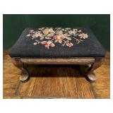 Needlepoint Footstool
