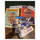 Barry Goldwater Ronald Reagan Campaign items