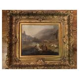 Framed 18th Century Painting Francis Wheatley