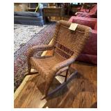 Antique Wicker Rocker (sturdy)