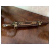 India Meat Carving Set with Hardwood Case