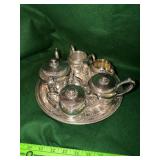 Round Silver Plate Tray and more