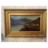 Framed Signed Painting F. Walters