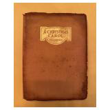 Antique Book Charles Dickens A Christmas Carol