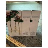 Two's Company Teardrop Vases (still in box)