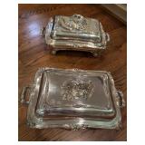 Sheffield Silver Plate Entree Dishes