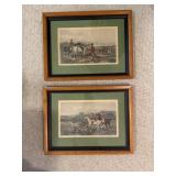 Framed Hunting Prints