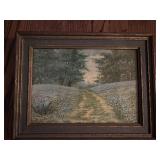 Framed Signed Janet Downie Bluebonnets