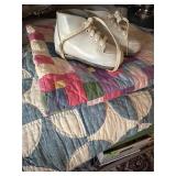 Vintage Quilts and Baby Shoes