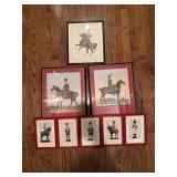 Framed British Military Uniform Prints