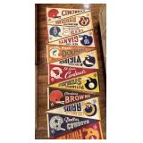 Vintage NFL Football Pennants