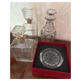 Vintage Baccarat Rosace Crystal Wine Coaster (new)