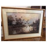 Framed Signed Numbered J.W. Thrasher Print