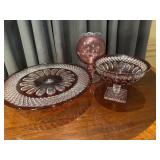 Westmoreland Thumb Print Cranberry Compote; more