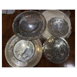 Silver Plate Chargers and more