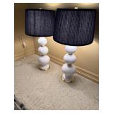 Porcelain Stacked Spheres Table Lamps