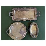 Silver Plate Trays (Rogers Brothers; Oneida; more)