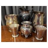 Silver Plate Pitchers and more