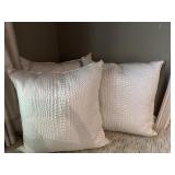 Custom Euro Pillows with Feather Inserts