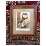 Framed Bird Print