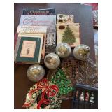 Caspari Christmas Napkins; Christmas Books; more